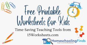 Free Printable Worksheets for Kids