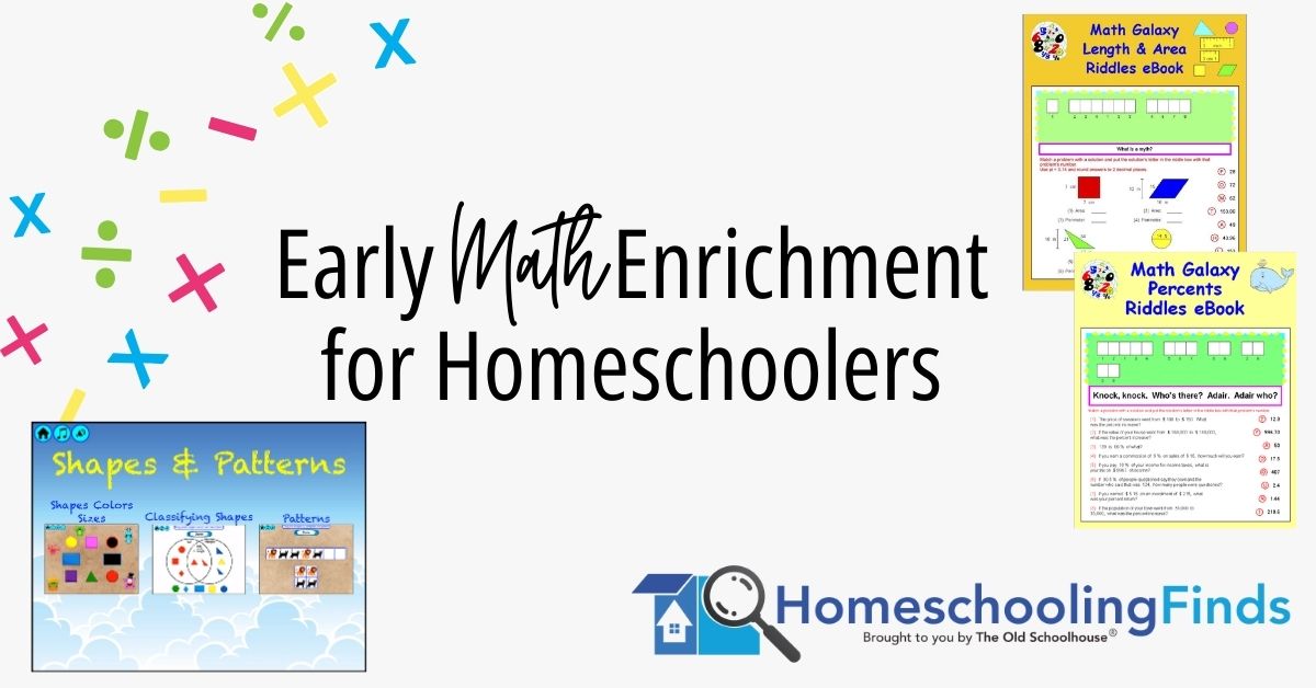 Early Math Enrichment for Homeschoolers
