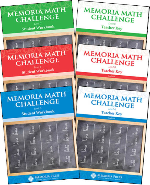 Classical Christian Education with Memoria Math Challenge Books