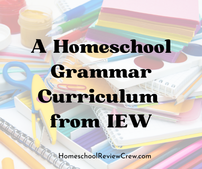 A Homeschool Grammar Curriculum from IEW